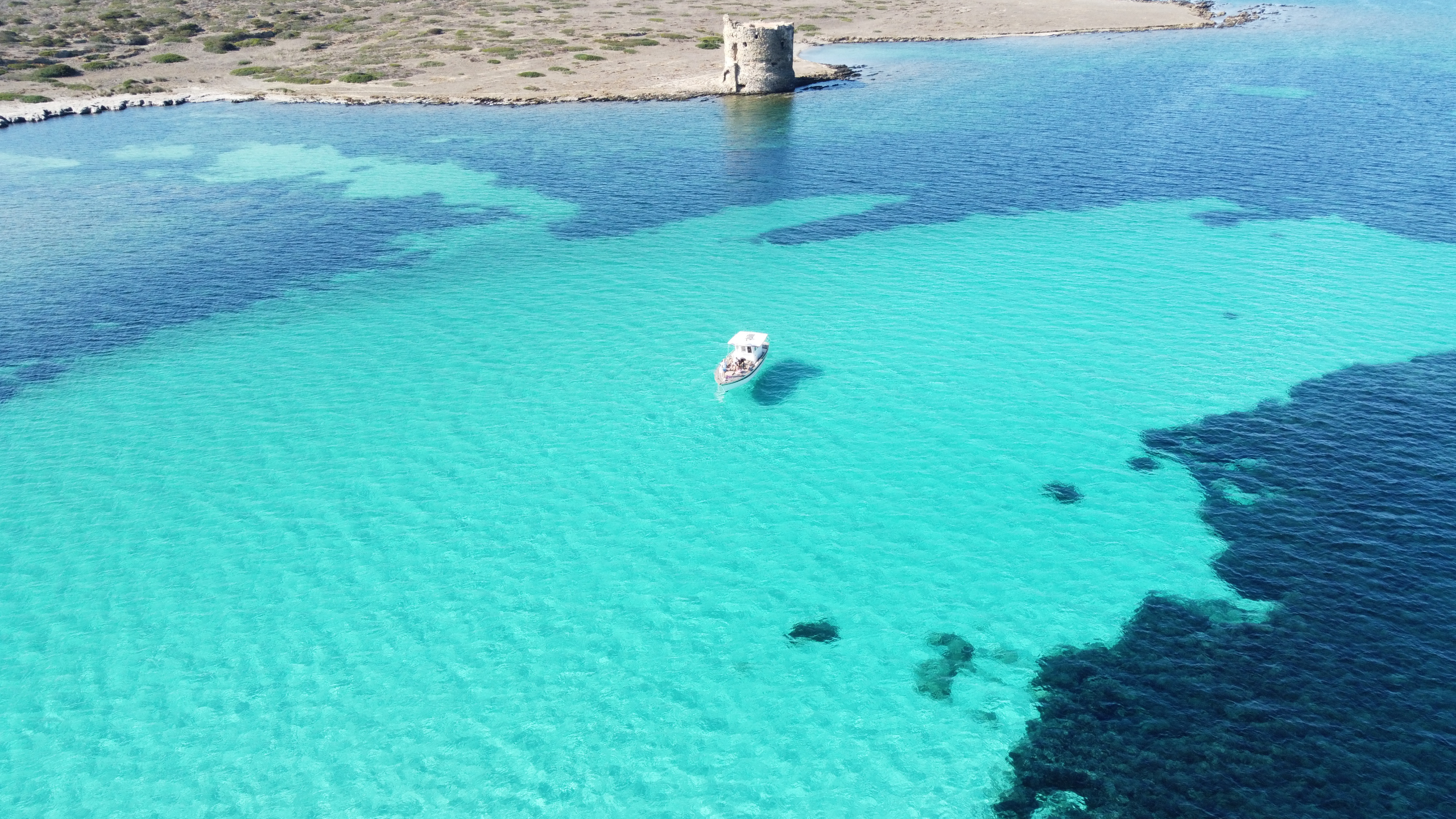 Asinara in barca